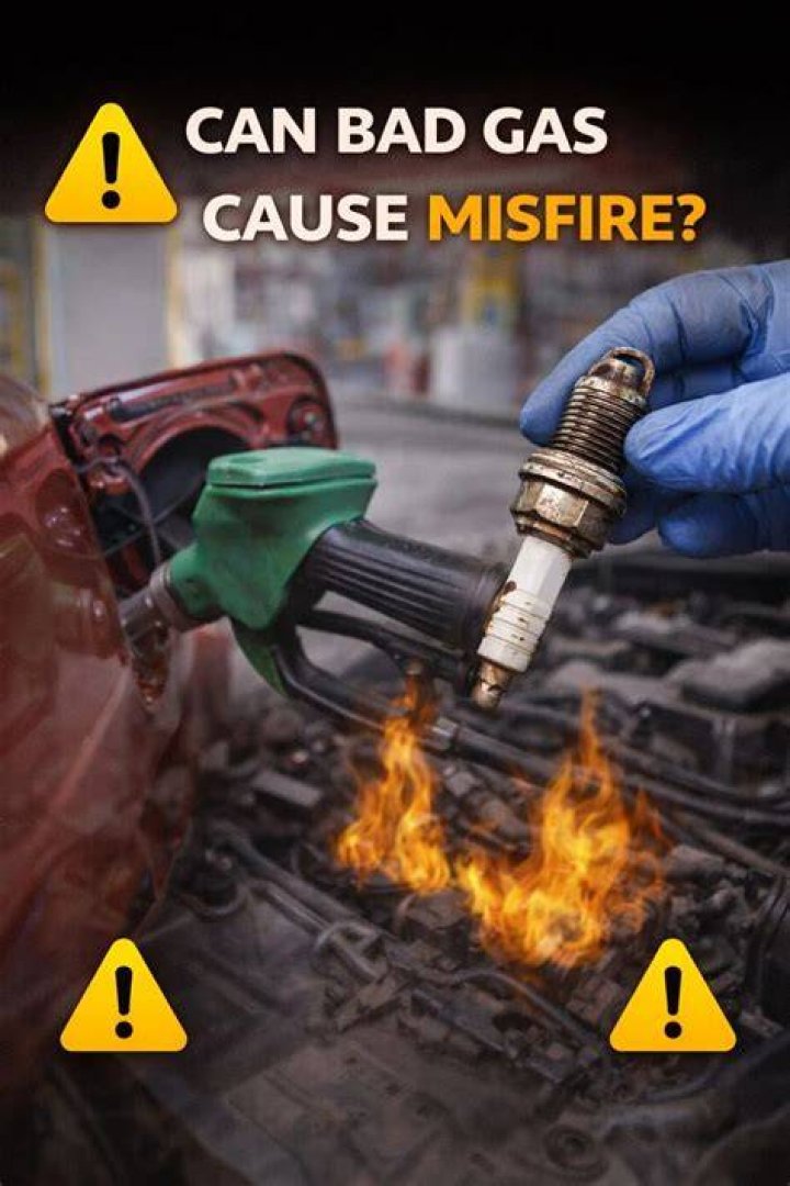 Can bad gas cause misfire?