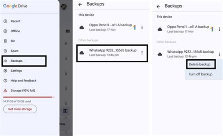 Can I delete WhatsApp backup from Google Drive?