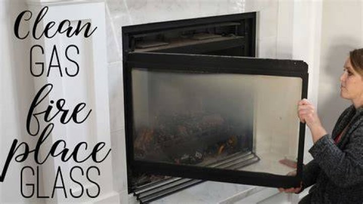 Can I use Windex to clean my fireplace glass?