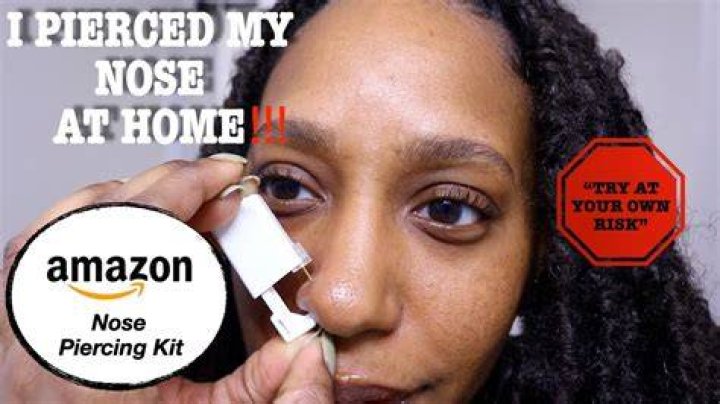 Can you pierce your nose with a gun?