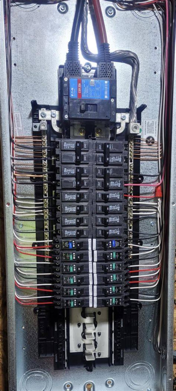 Can you use wire nuts in main panel?