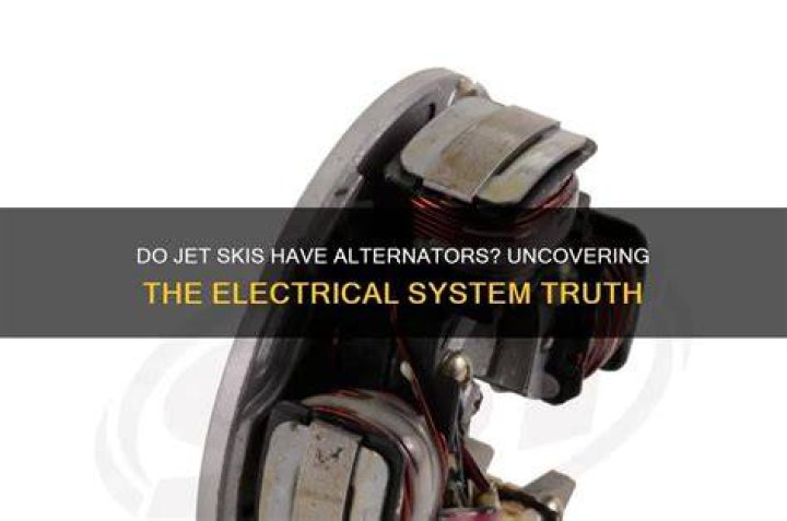 Do jet skis have alternator?
