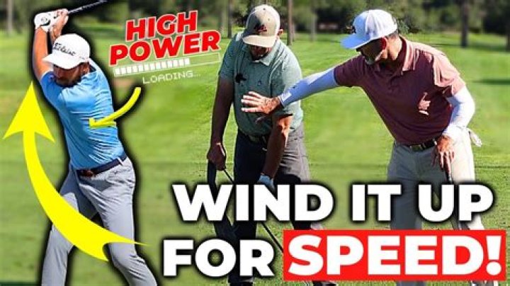 Does faster backswing increase speed?