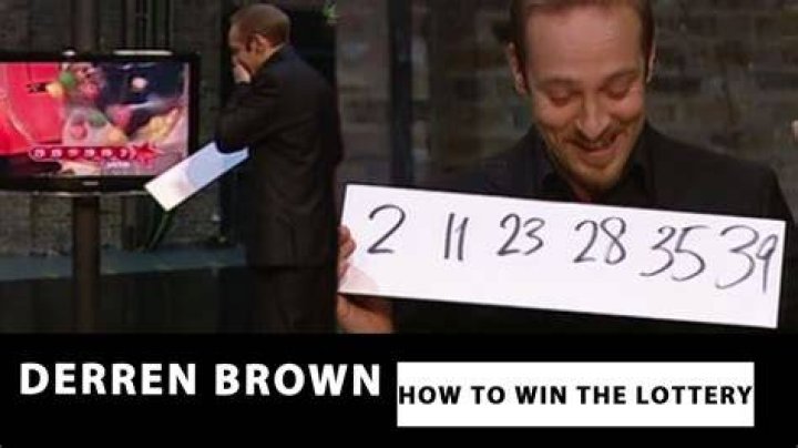 How did Derren Brown predict lottery?