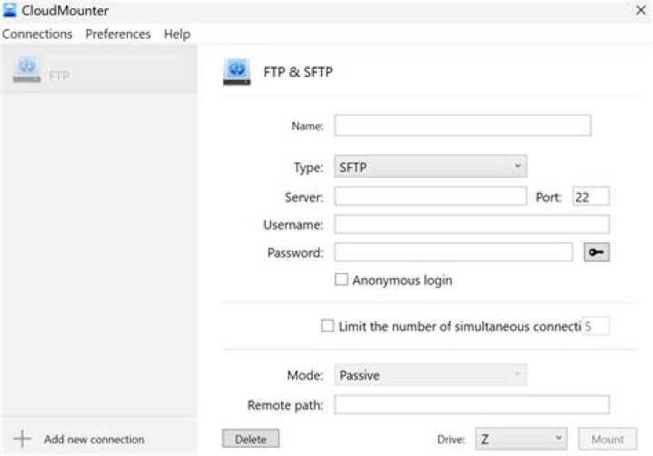 How do I access SFTP on Windows 10?