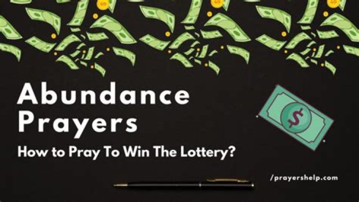 How do I pray to win the lottery?