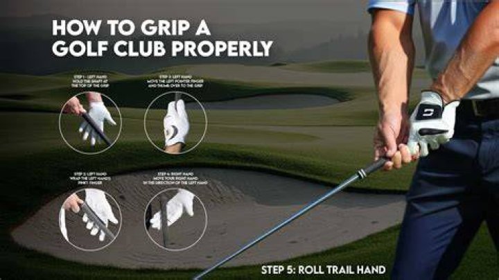 How do most pros grip a golf club?