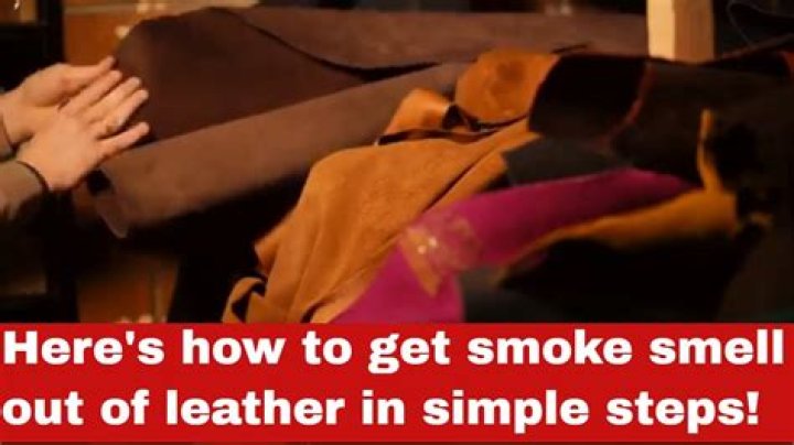 How do you get smoke smell out of boots?