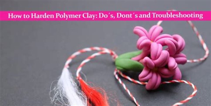 How do you harden polymer clay?