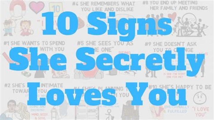 How do you know if a girl loves you without saying it?