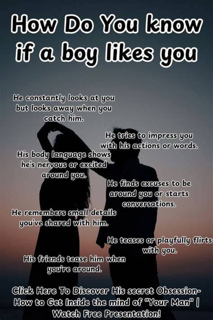 How do you test if a boy loves you?