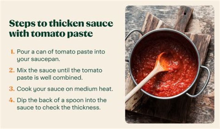 How do you thicken tomato pasta sauce?