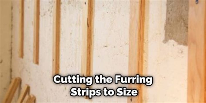 How far apart do you put furring strips for drywall?