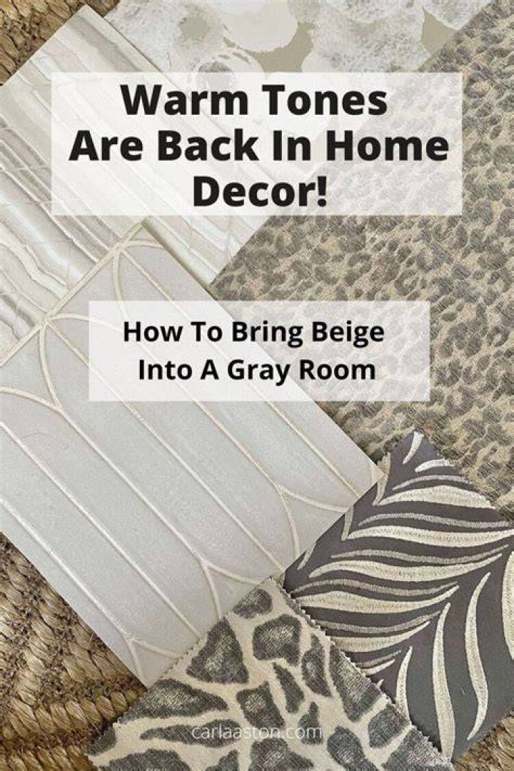Is beige coming back in?