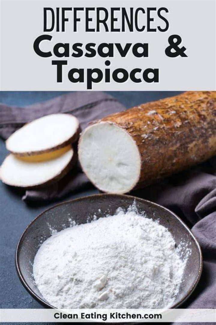 Is cassava and tapioca same?