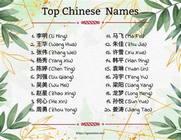 Is fan a Chinese name?