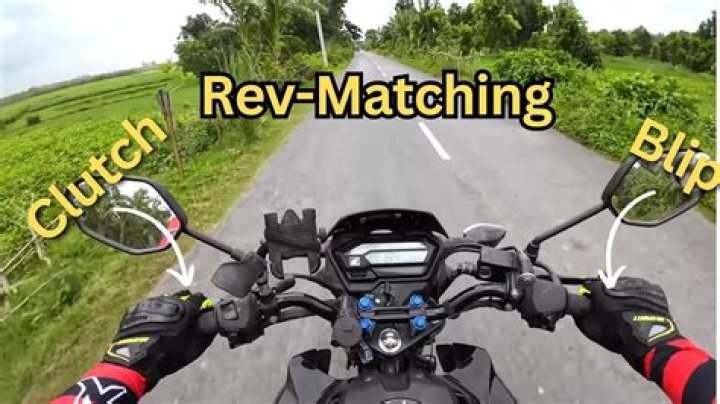 Is it bad to rev-match motorcycle?