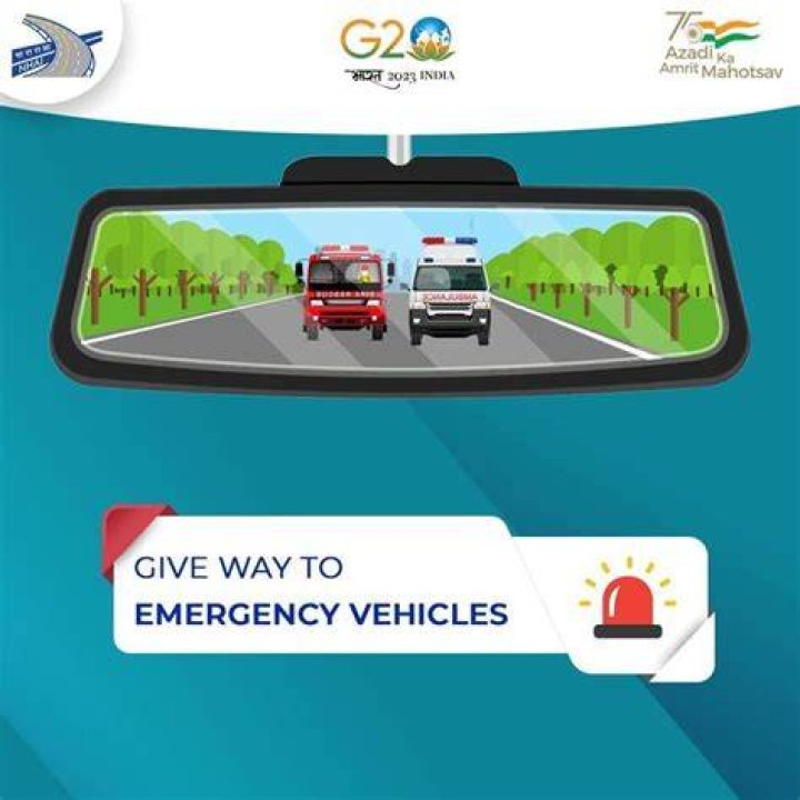 Is it illegal to not give way to an emergency vehicle?