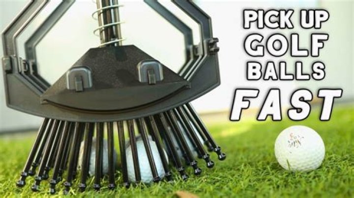 Is it OK to pick up golf balls?
