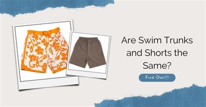 What's the difference between swim shorts and normal shorts?