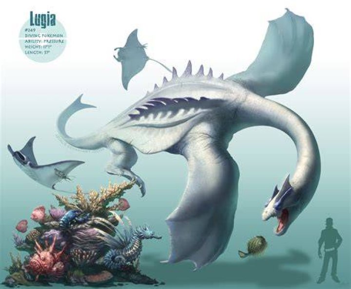 What animal is Lugia based on?