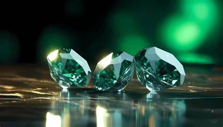 What diamonds are green?
