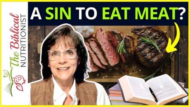 What did Jesus say about eating meat?