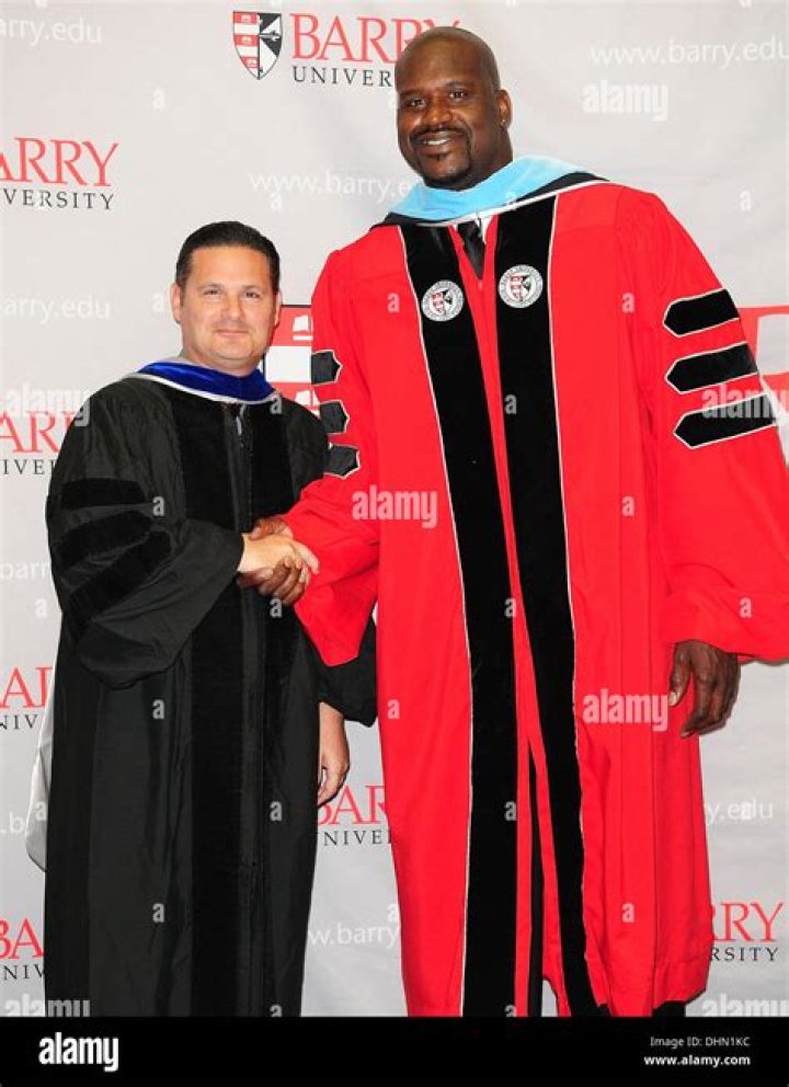 What did Shaq get his PhD in?