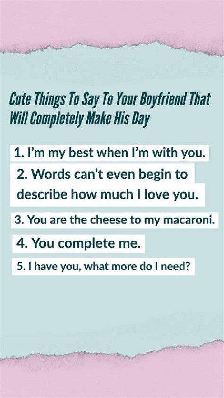 What do you say to a guy that hurts you?