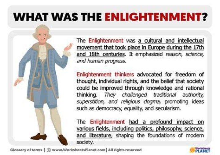 What does being enlightened mean?