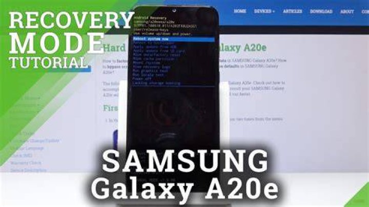 What does the E stand for in Samsung A20e?