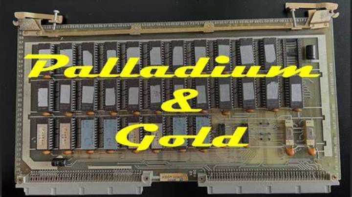What electronics have palladium?