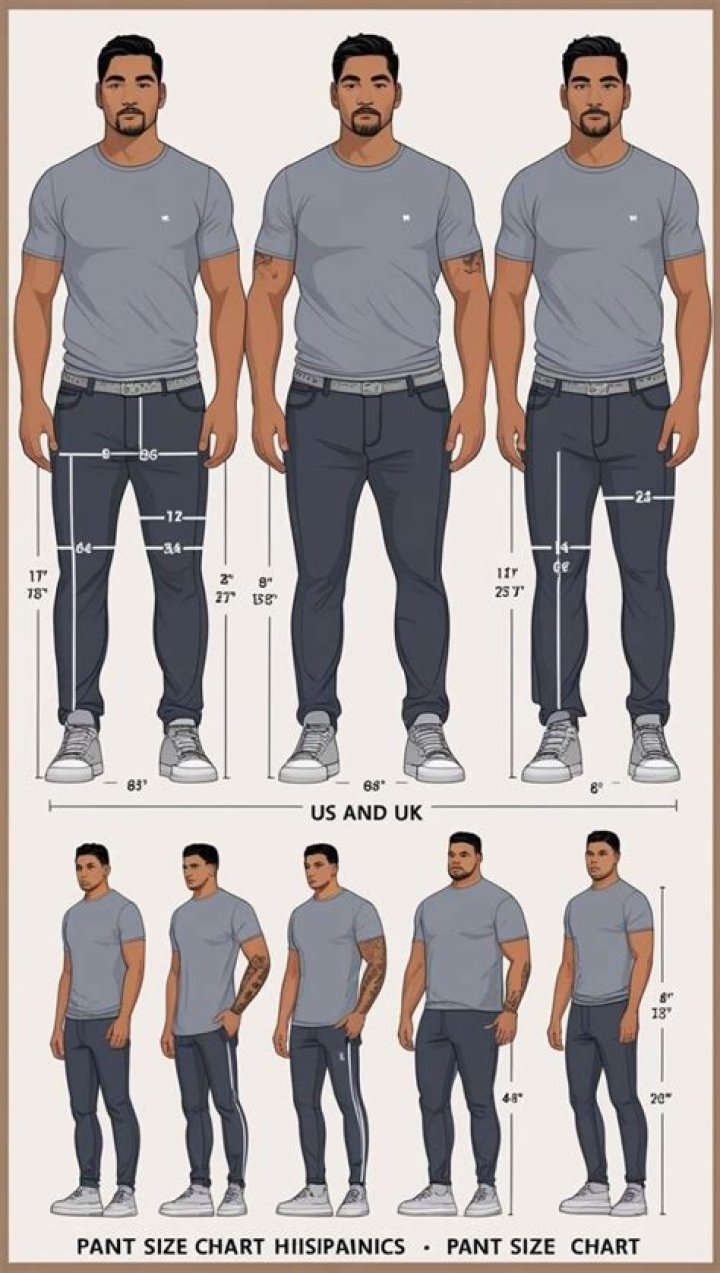 What is a healthy pant size for a man?