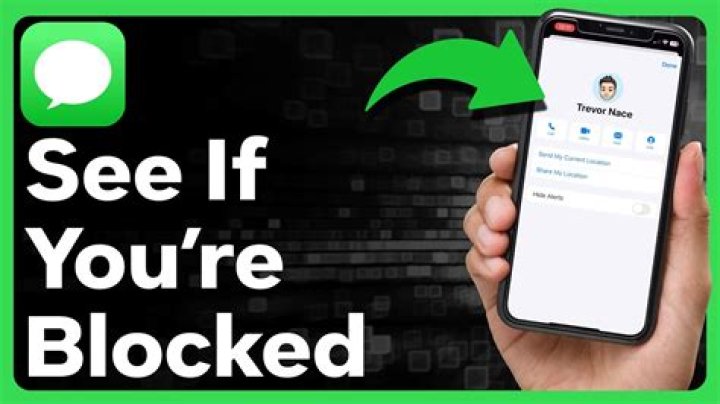 What message does someone get when you block them?