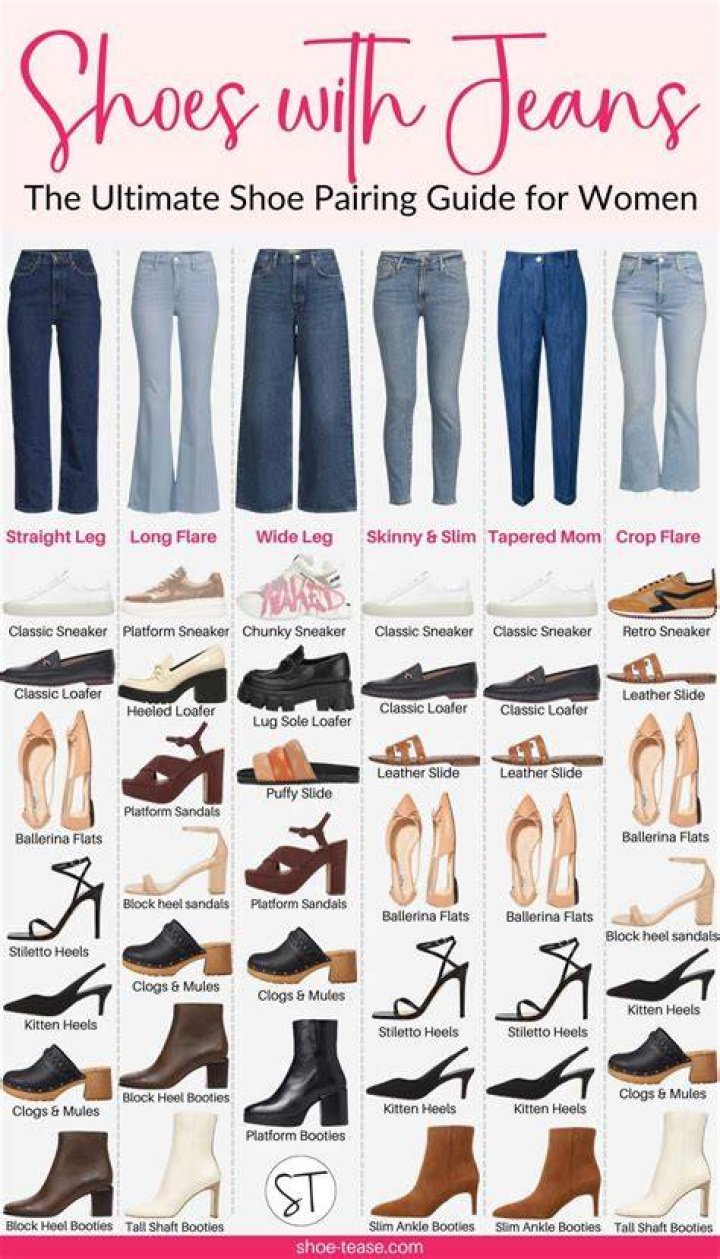 What shoes can I wear with white jeans?