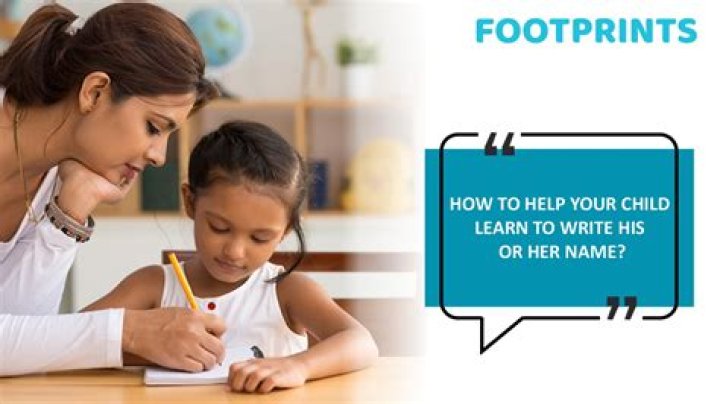 When should my child be able to write their name?
