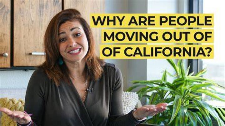 Why are people moving out of California?
