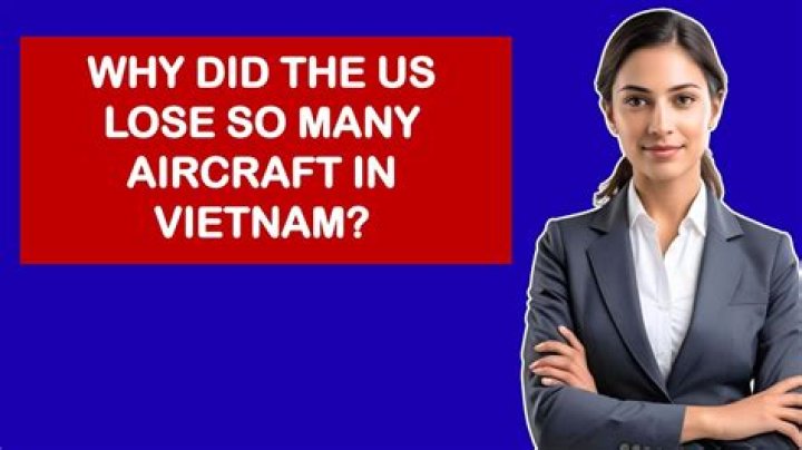 Why did the US lose so many aircraft in Vietnam?