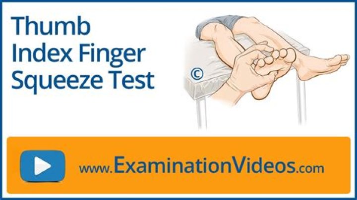 Why do doctors ask you to squeeze their fingers?