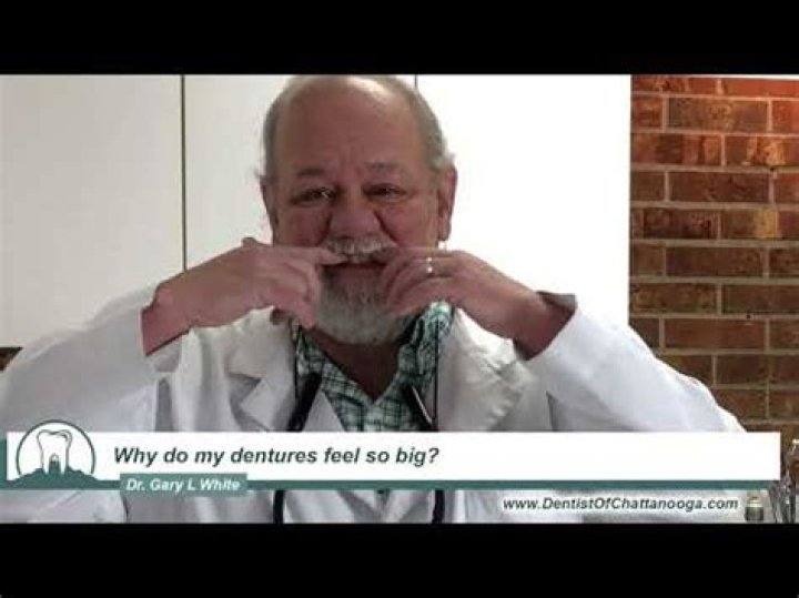 Why do my new dentures look so big?