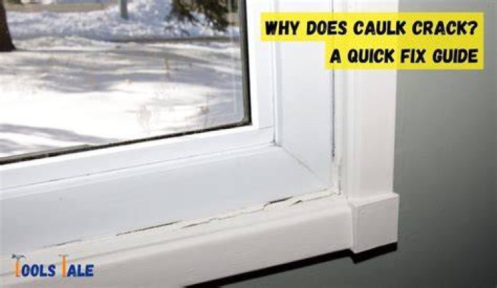 Why does decorators caulk crack when painted?