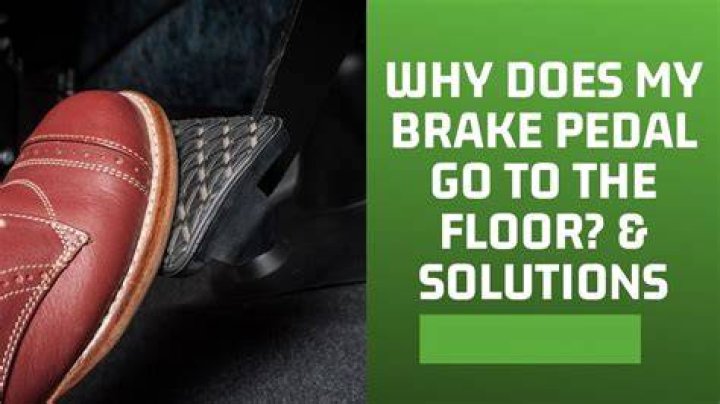 Why does my brake pedal go to the floor?