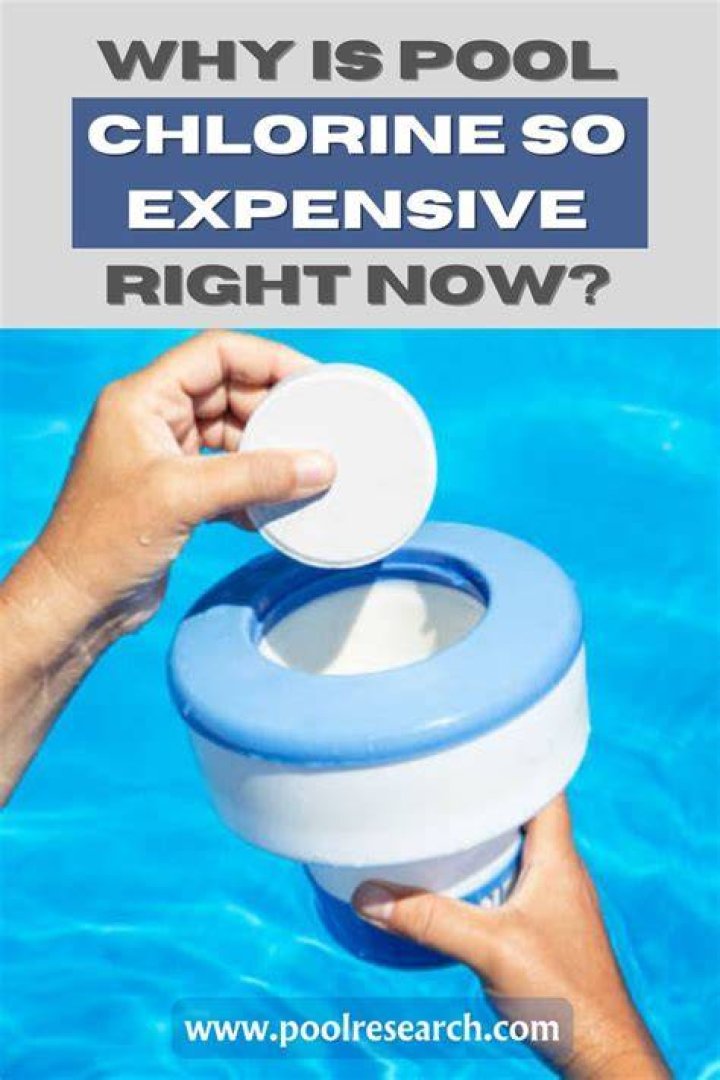 Why is pool chlorine still so expensive?